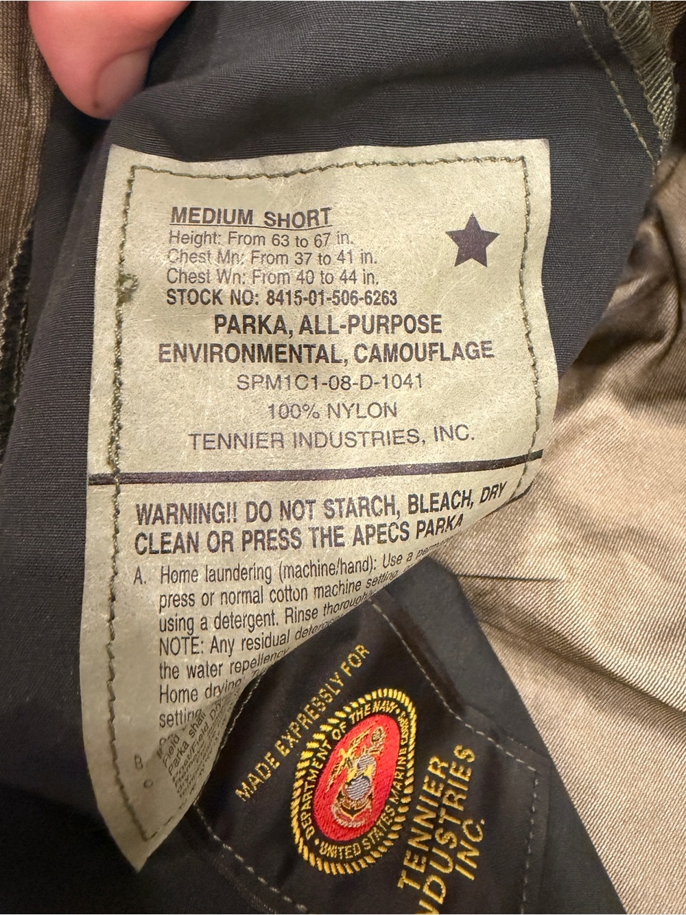Men's Military Field Jacket & Pants in Woodland Camo Perka waterproof - Picture 4 of 4